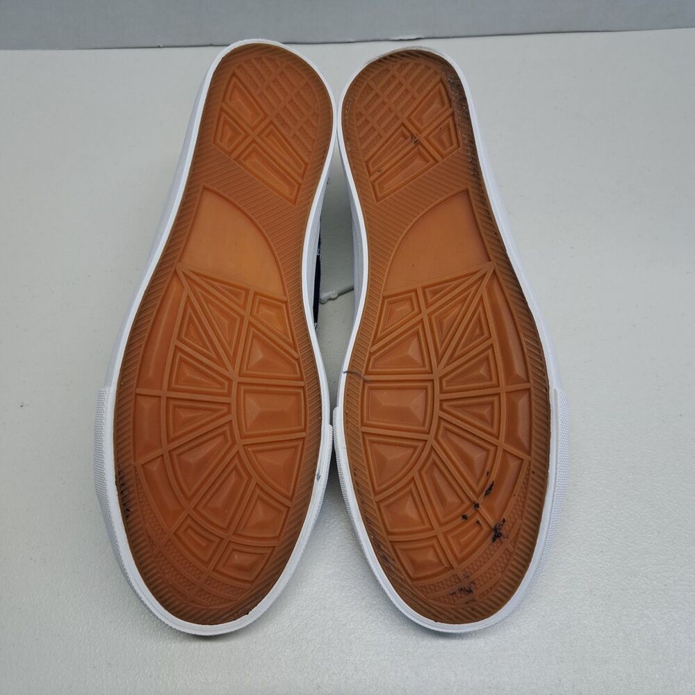 Obtaom Navy Canvas Mules Memory Foam Slip On Women's Size 9 - Picture 5 of 6